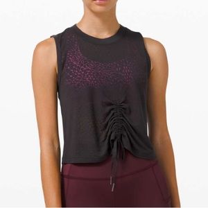 Lululemon Cinch Me Up Front Tank *Veil